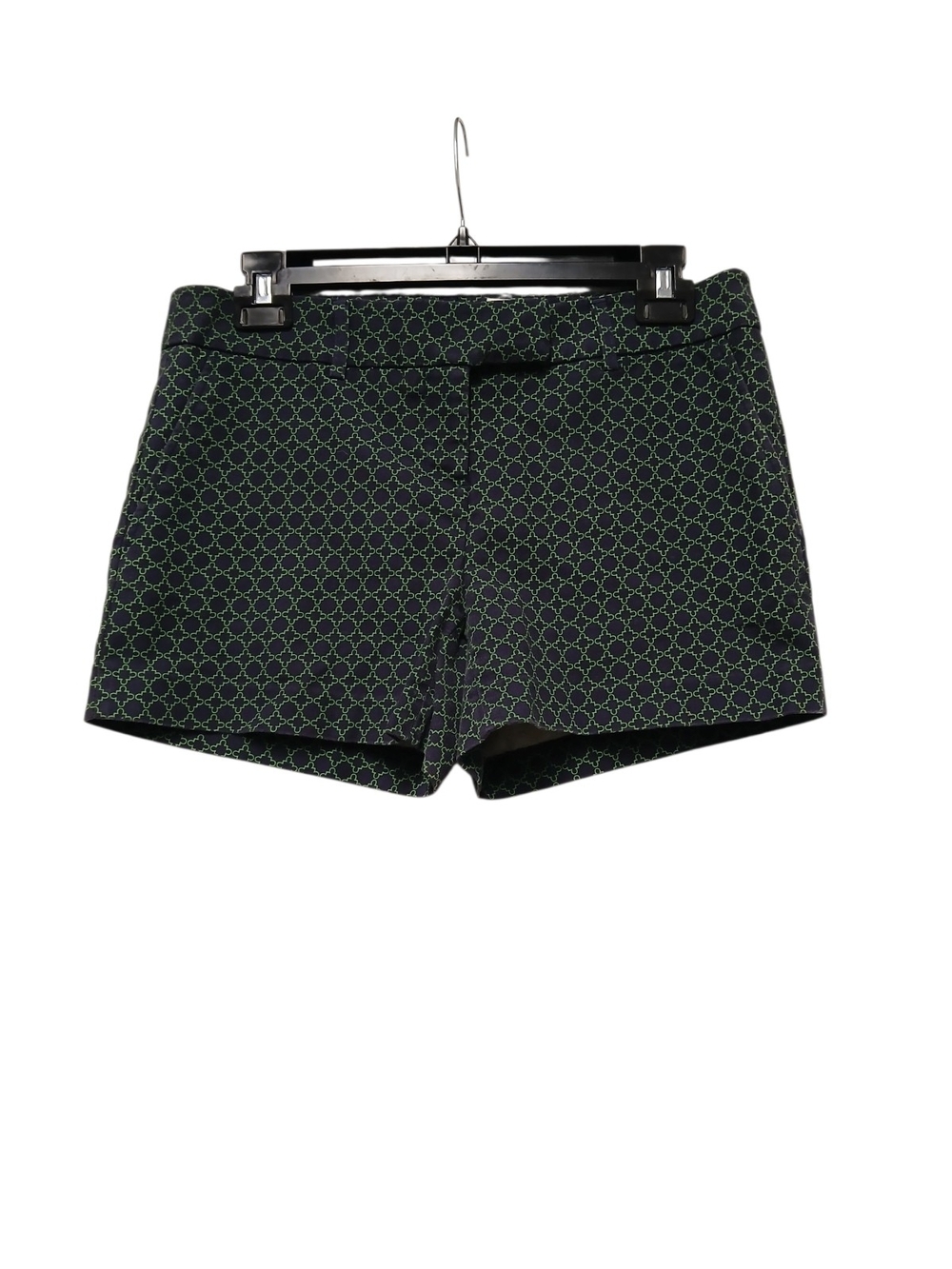 Kenar Navy Shorts with Green Geometric Print-Size 4